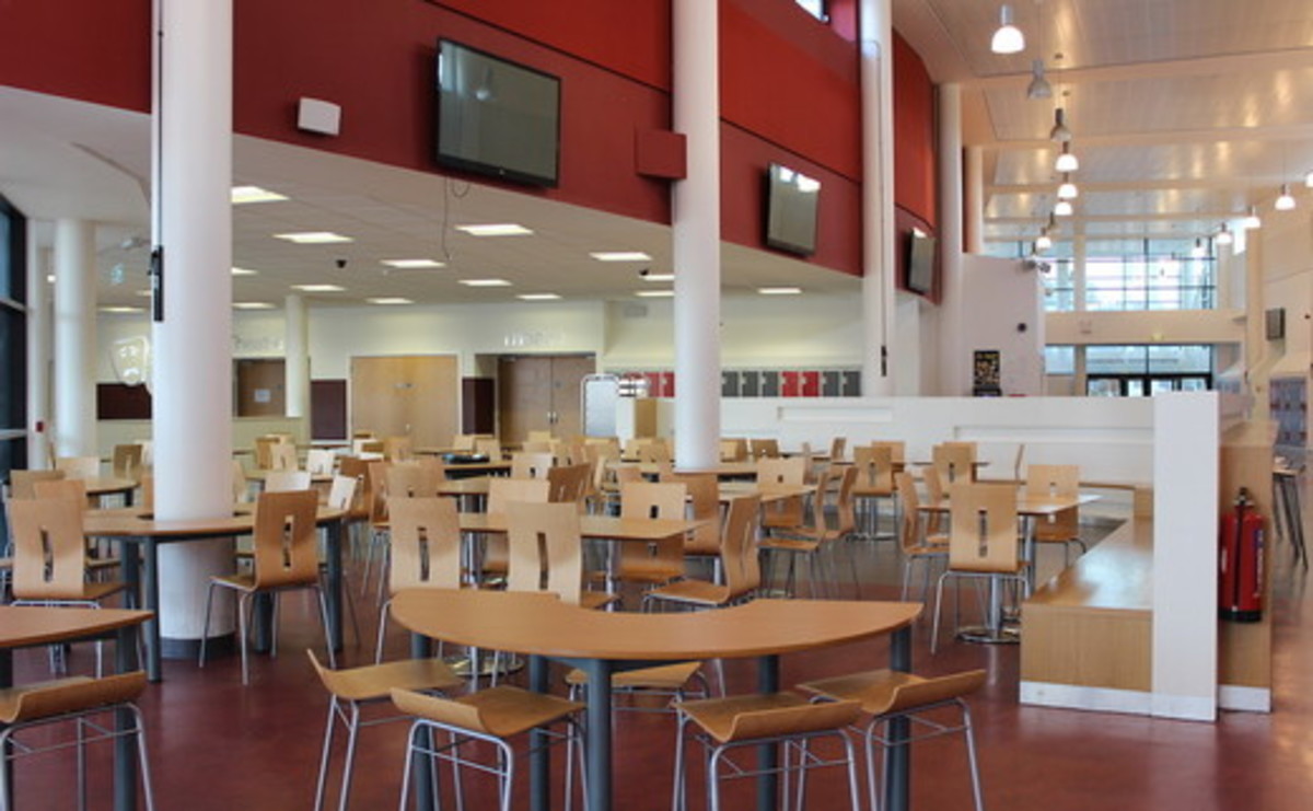 Dining Hall at SLS @ Heworth Grange Comprehensive School for hire in 