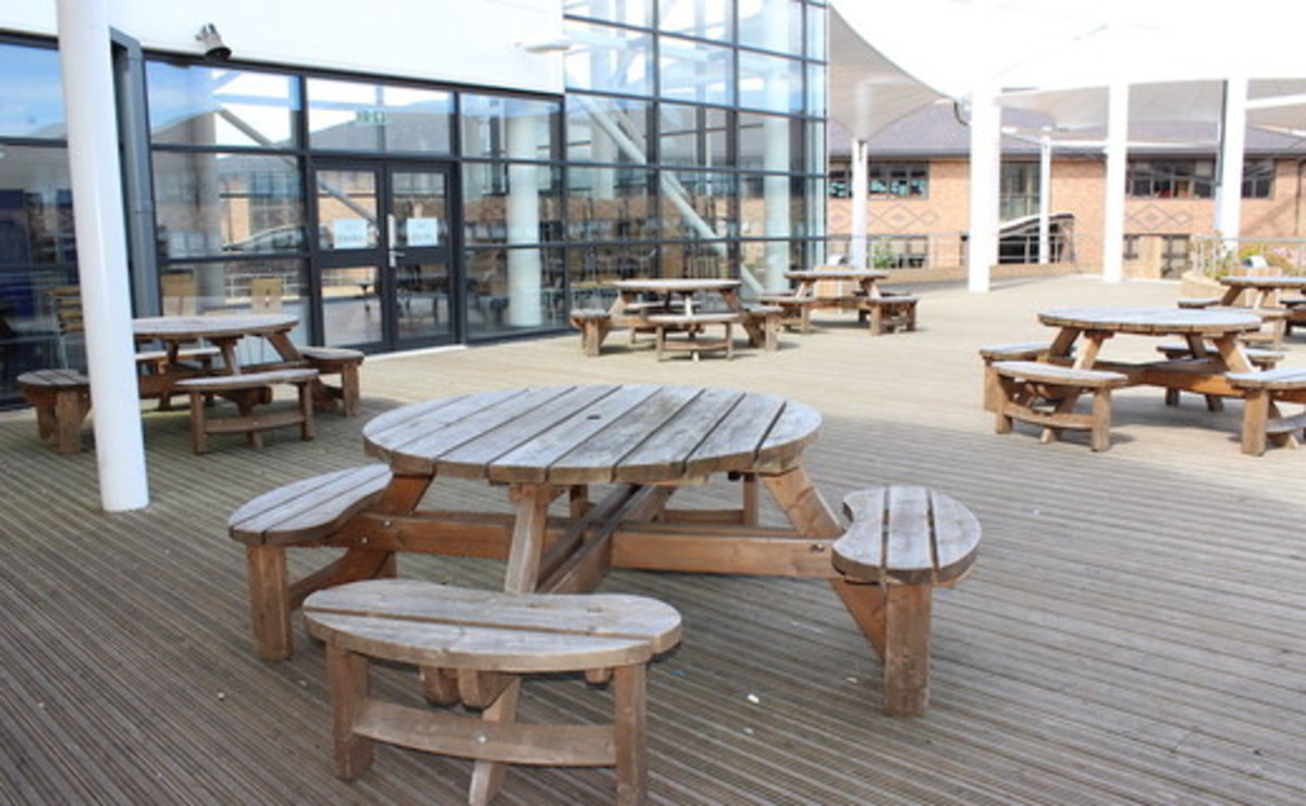 Dining Hall at SLS @ Heworth Grange Comprehensive School for hire in 
