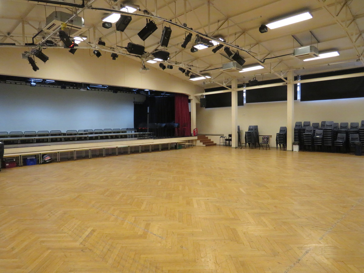 Main Hall at Mill Hill County High School for hire in SchoolHire