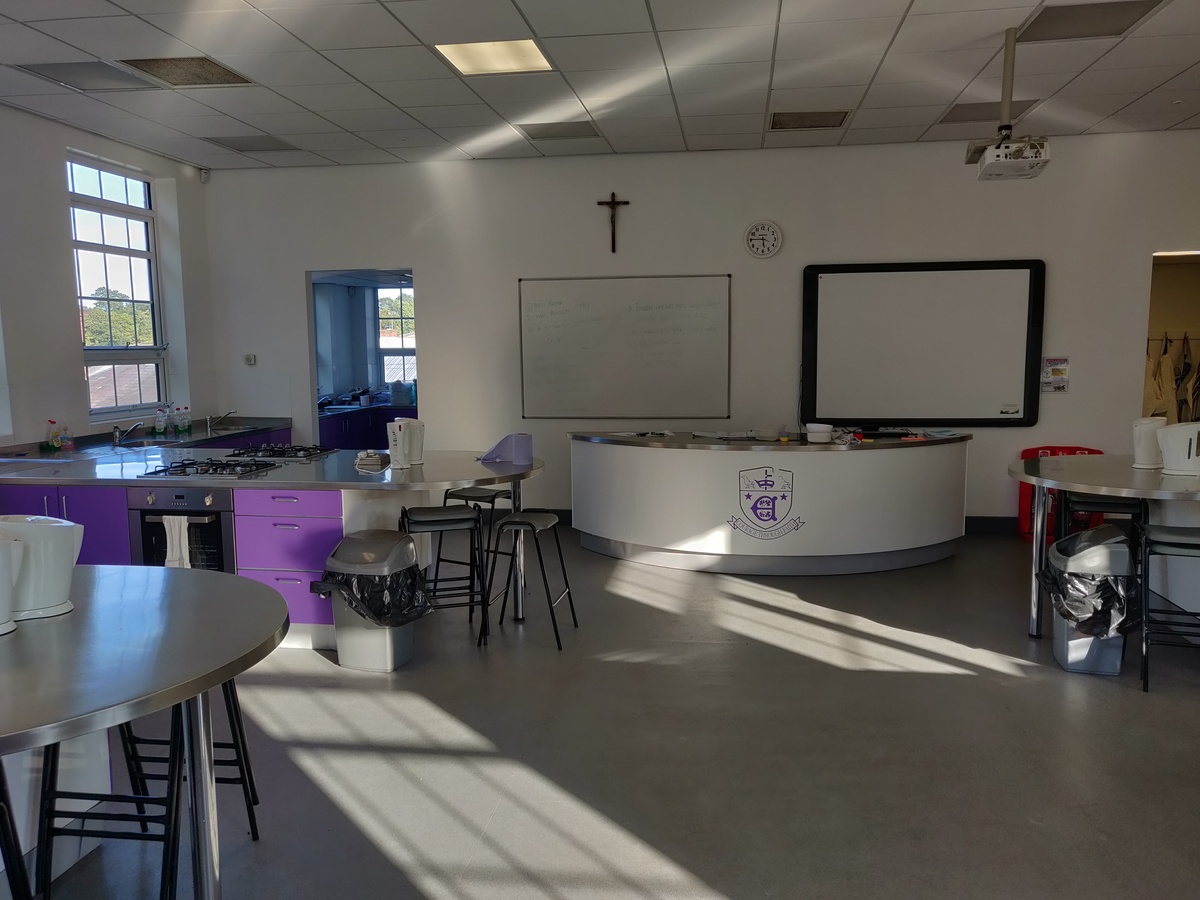 Cooking Room at SLS St Edwards College for hire in Liverpool SLS