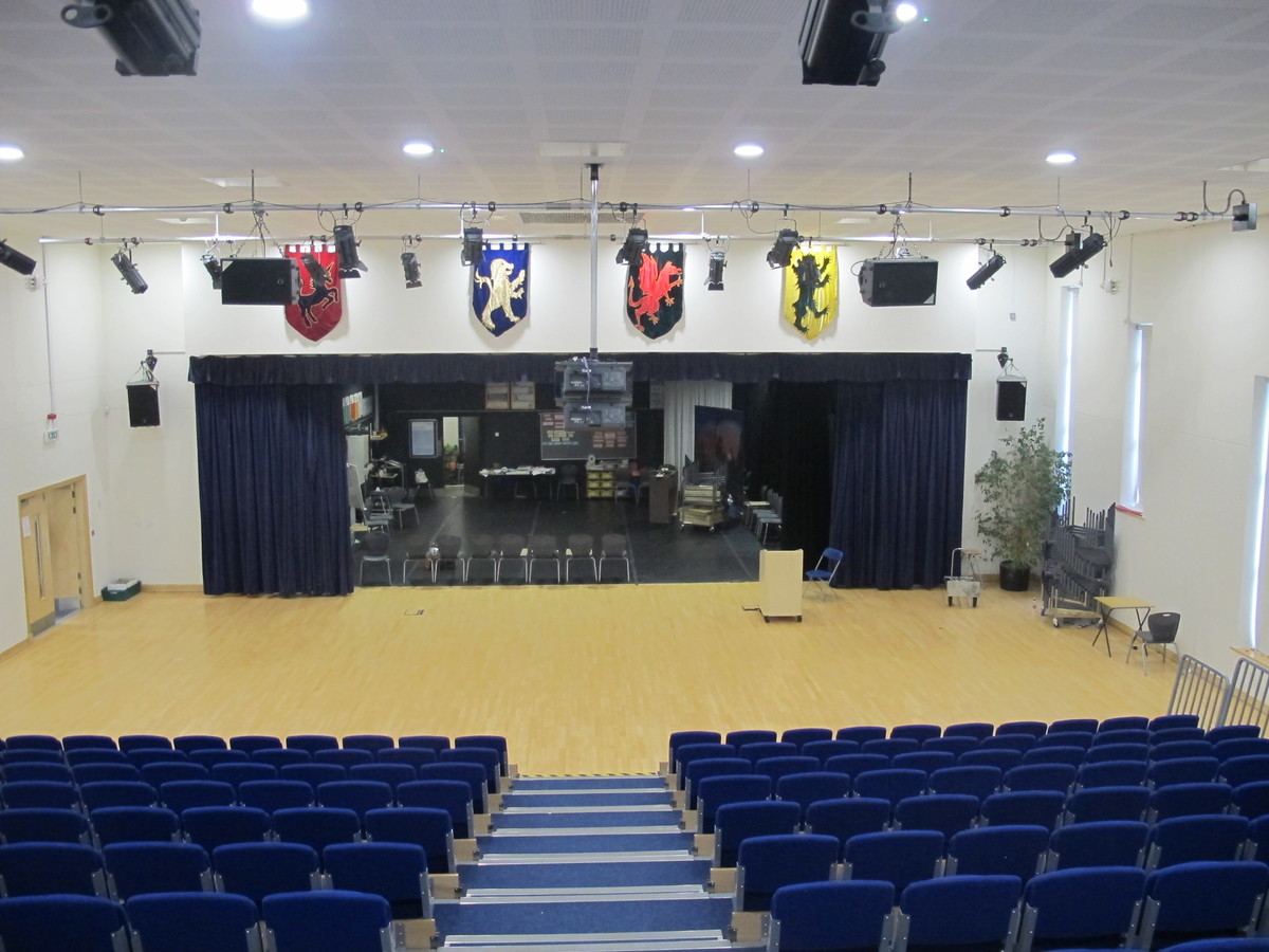 Main Hall at Swindon Academy for hire in Swindon SchoolHire