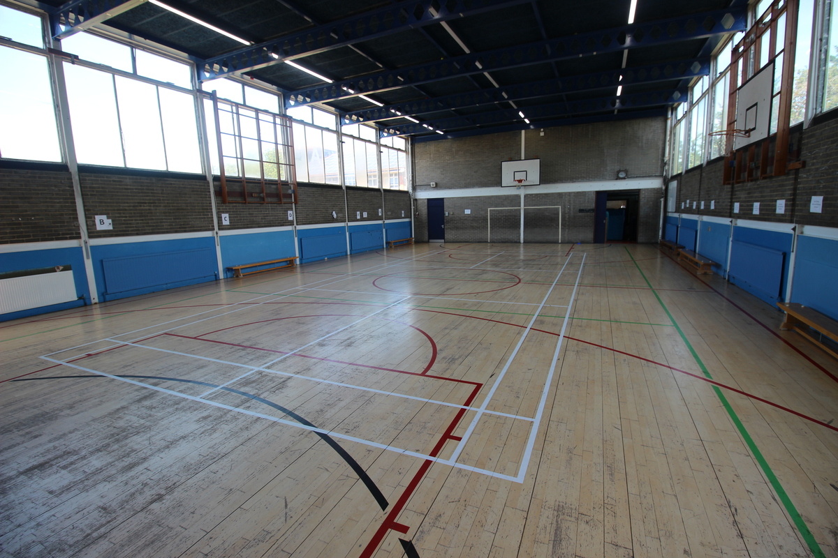 Gymnasium at SLS Rivers Academy West London for hire in Middlesex SLS