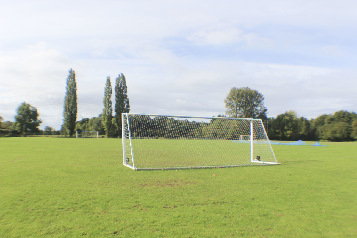 Grass Football Pitch at Personal Best Education at The Mountbatten