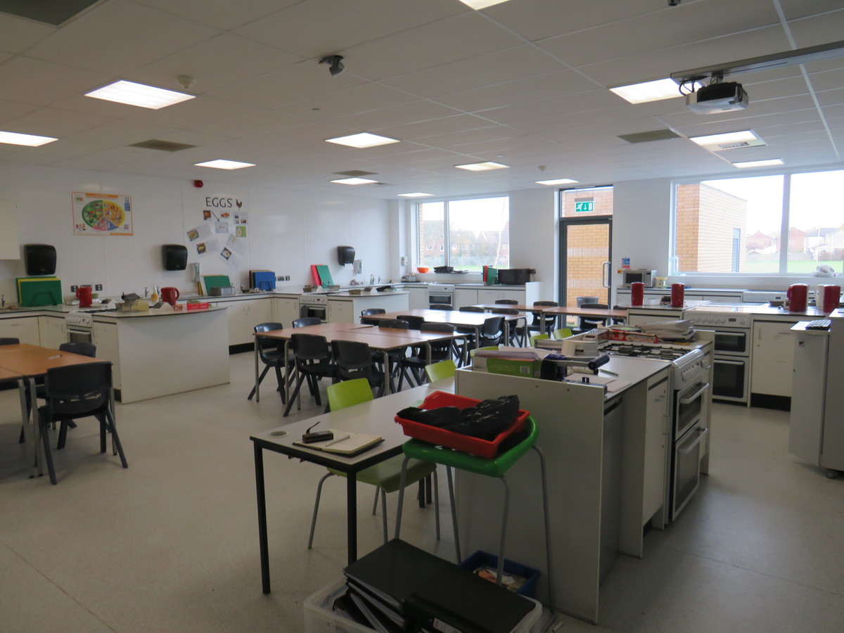 Cooking Room at Yate Academy for hire in Bristol SchoolHire
