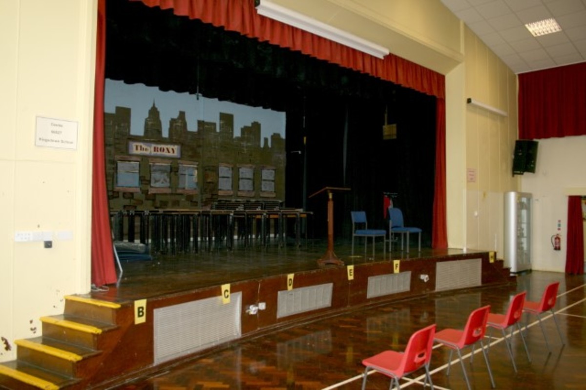 Main Hall at Kingsdown School for hire in Swindon SchoolHire
