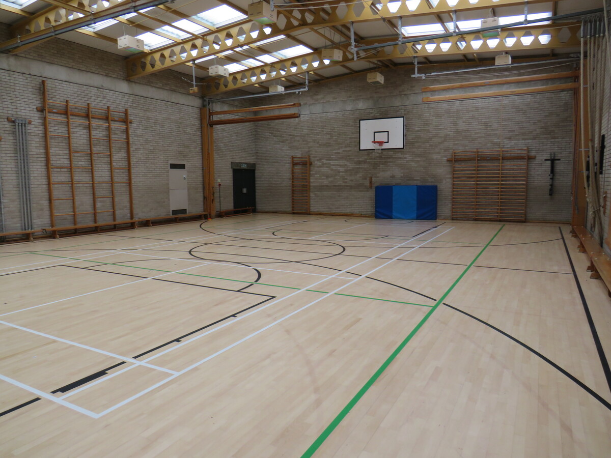 Gymnasium at Burscough Priory Academy for hire in Burscough SchoolHire