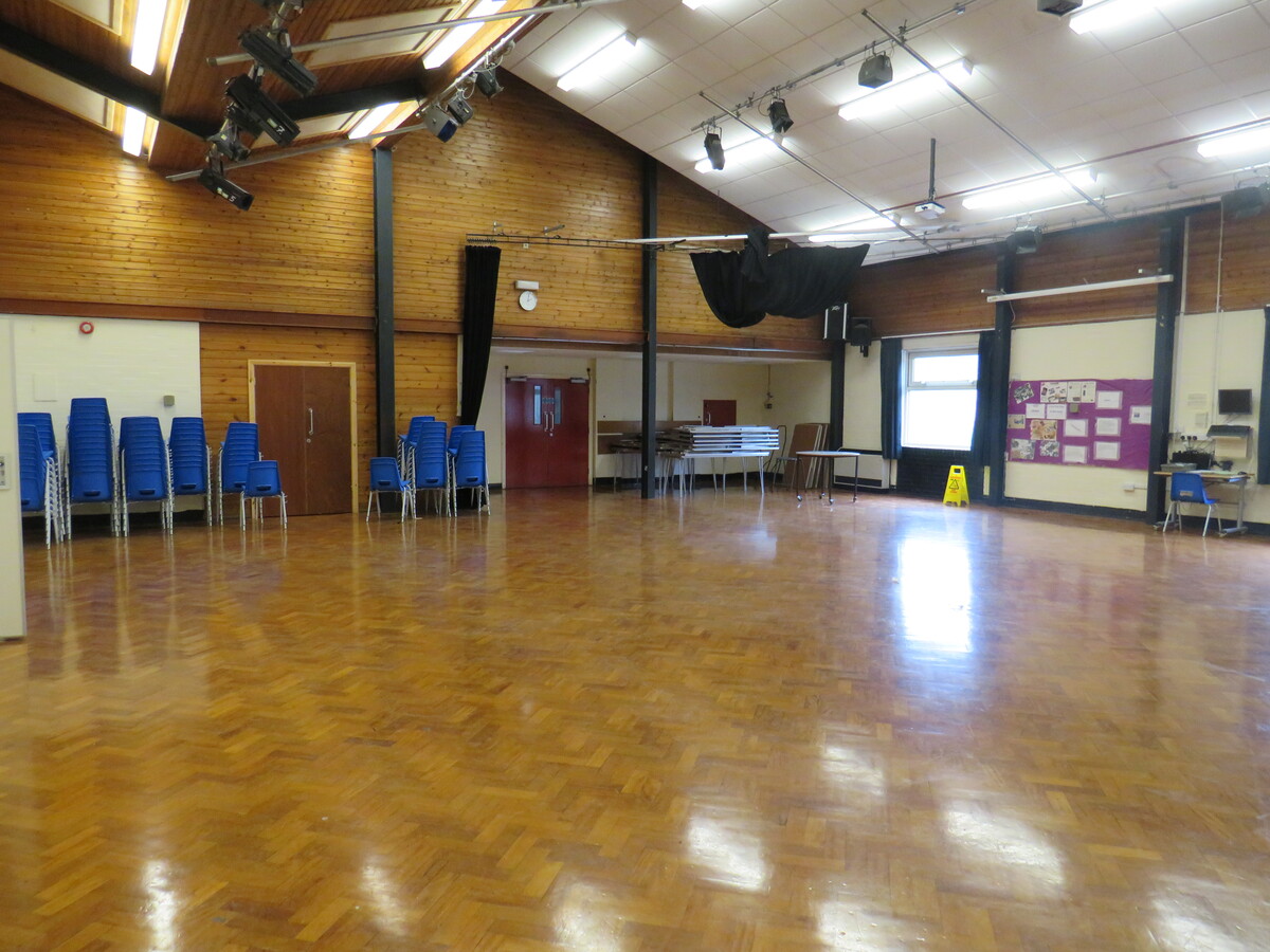 Drama Room at Lady Manners School for hire in Bakewell SchoolHire