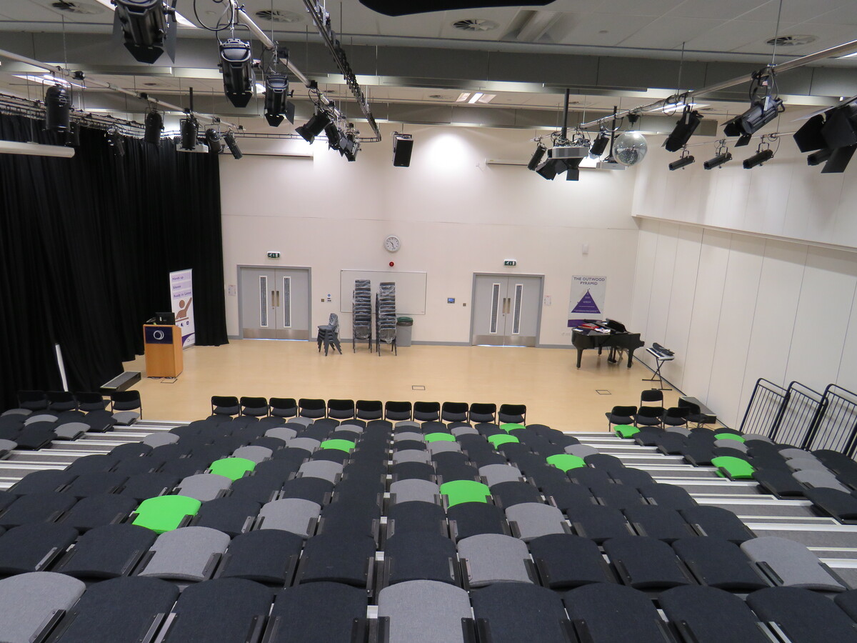 Theatre at Outwood Academy Shafton for hire in Barnsley SchoolHire