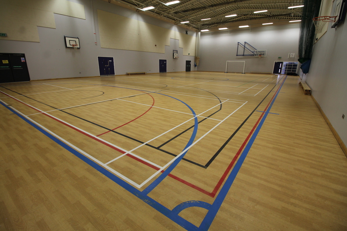 Sports Hall / Volleyball Court at Aldercar High School for hire in
