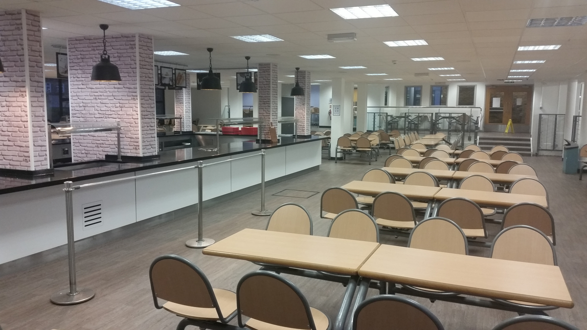 Dining Hall at Plumstead Manor School for hire in London Greenwich