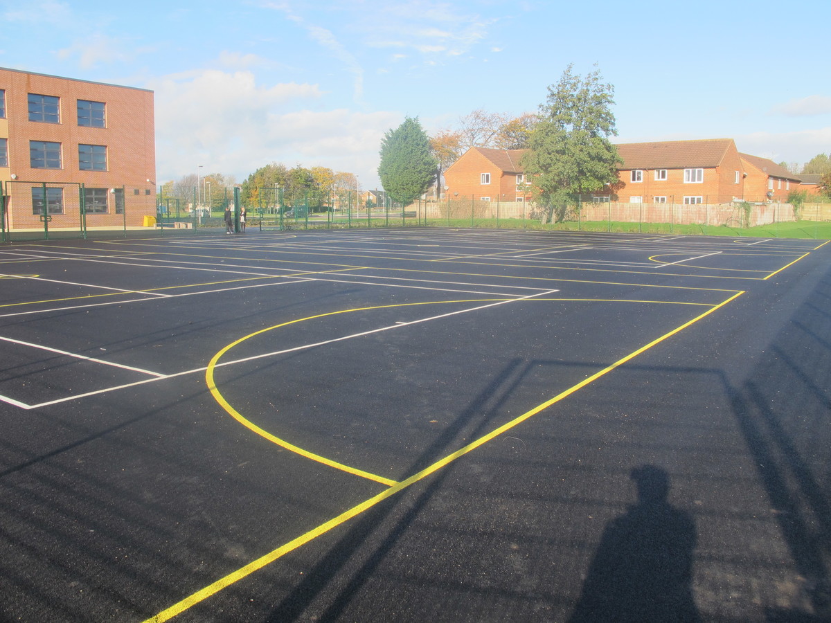 MultiUse Games Area / Basketball Court at Manor Academy Community Zone