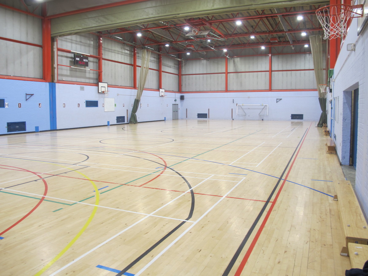 Badminton Court at Cranford Community College for hire in Middlesex SchoolHire