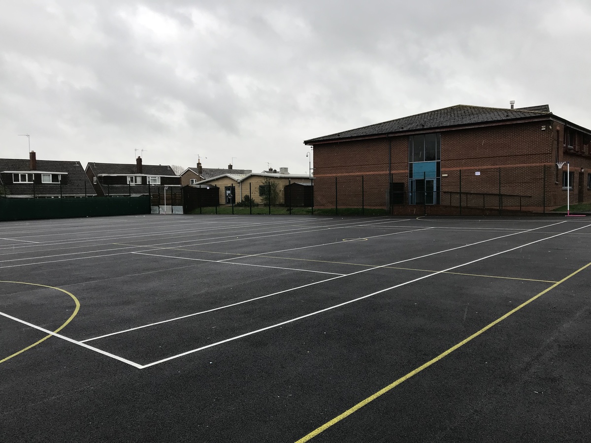 MultiUse Games Area / Multi Use Games Area at Lodge Park Academy for