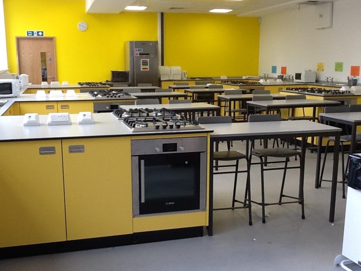 Cooking Room at Shoreham Academy for hire in Shoreham SchoolHire