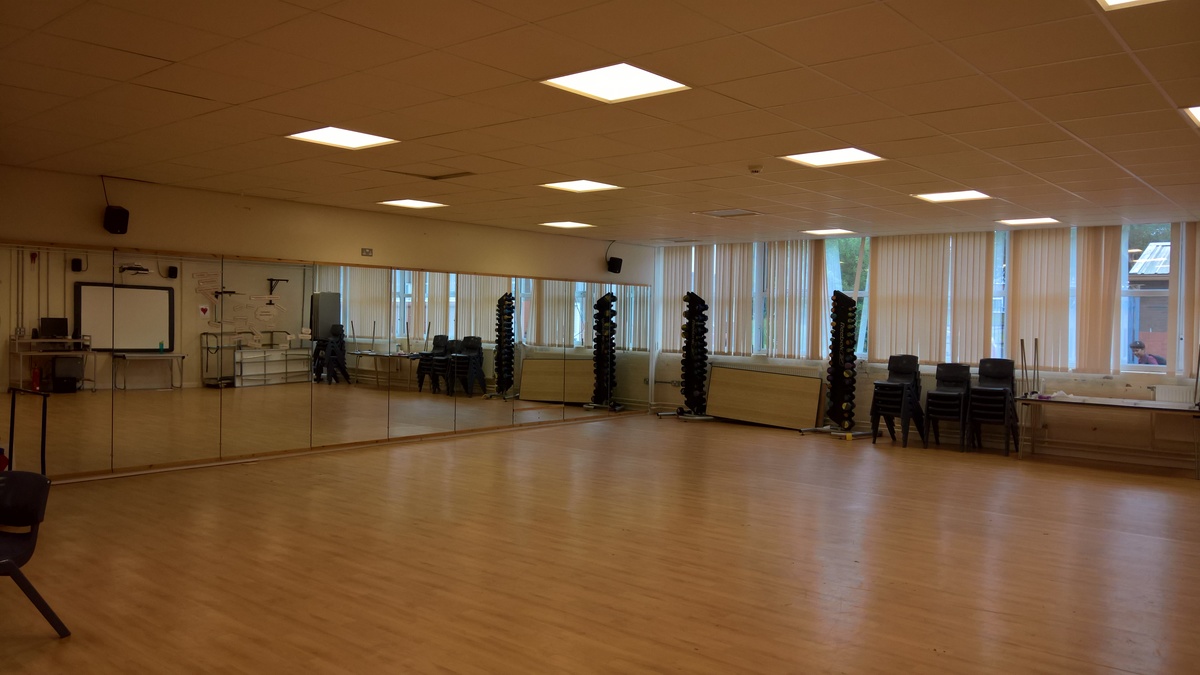 Dance Studio at Ysgol Gyfun Gymraeg Plasmawr for hire in Cardiff