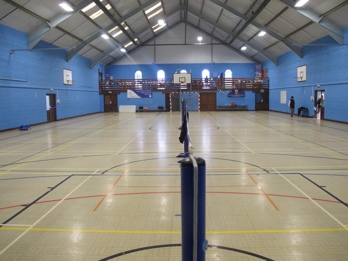 Sports Hall at Kingsley School Bideford for hire in Bideford SchoolHire