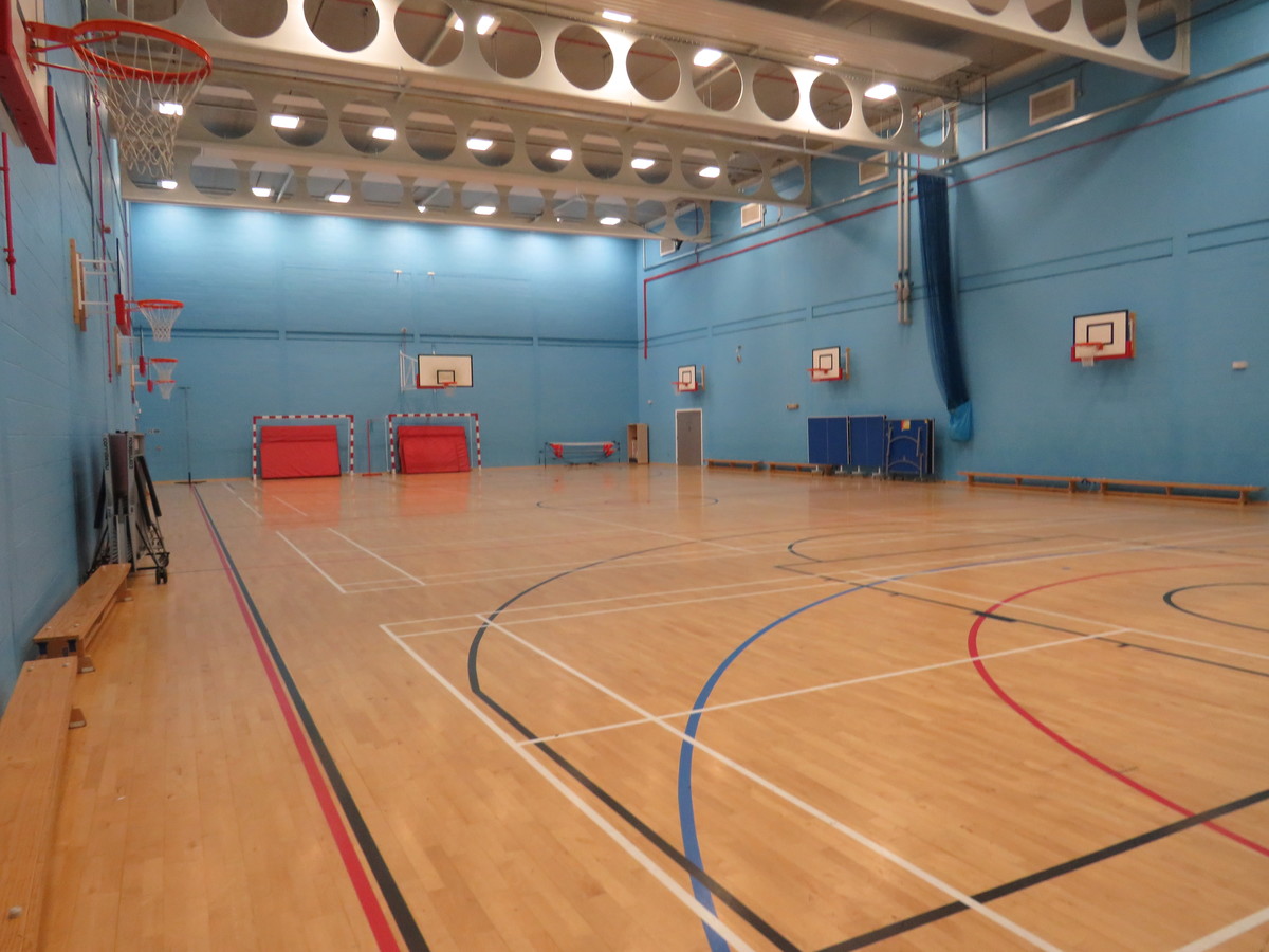 Sports Hall at Reach Academy Feltham for hire in Feltham SchoolHire